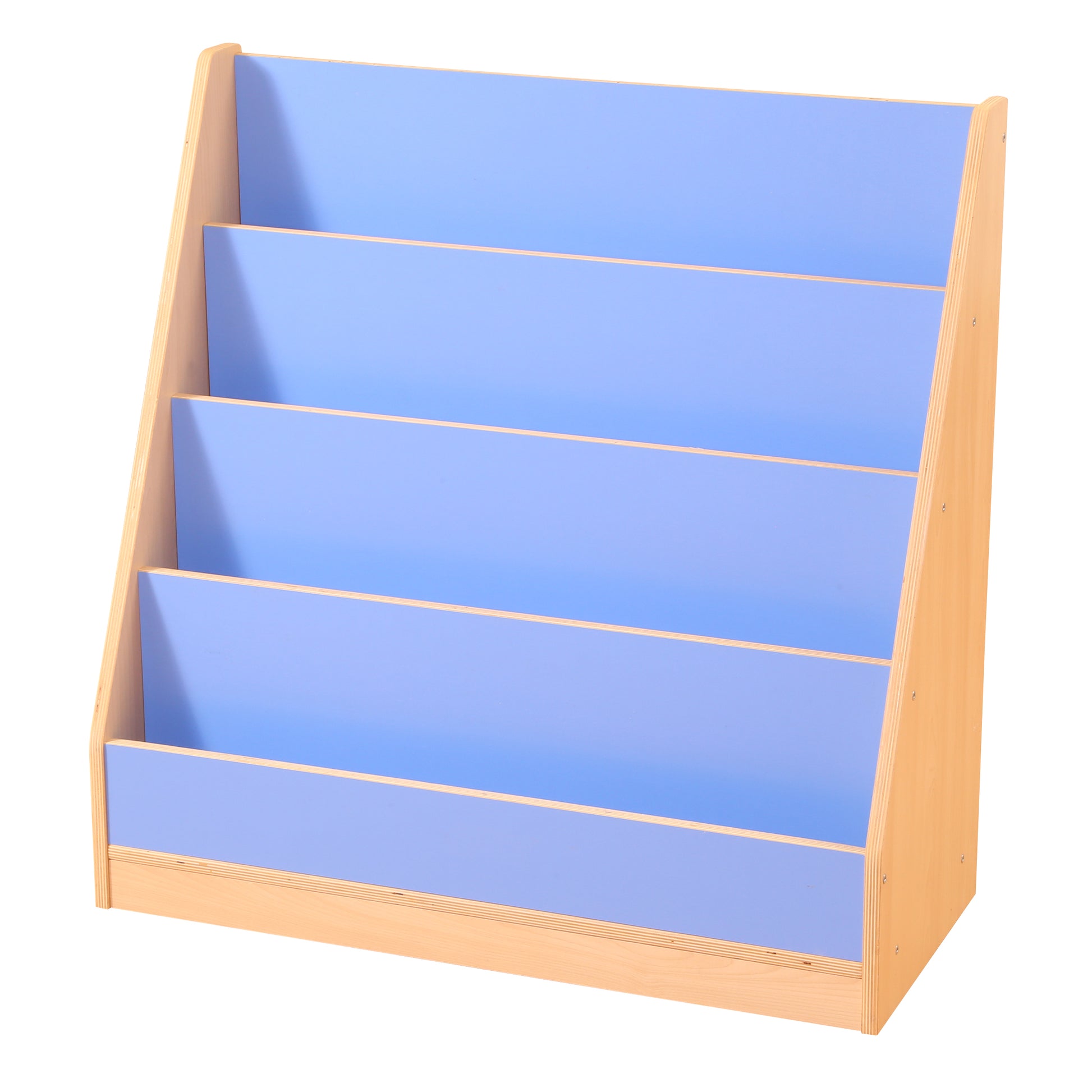 Pastel 4 Tier Book Display Blue/Maple