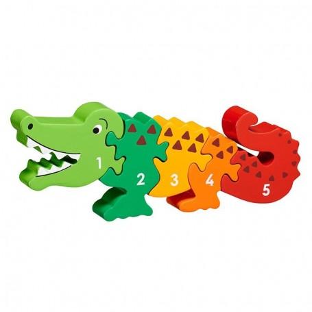 Lanka Kade Wooden 1-5 Crocodile Jigsaw Puzzle