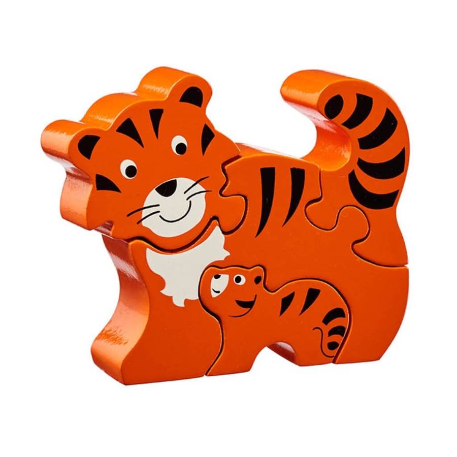 Lanka Kade Orange Tiger and Baby Jigsaw Puzzle