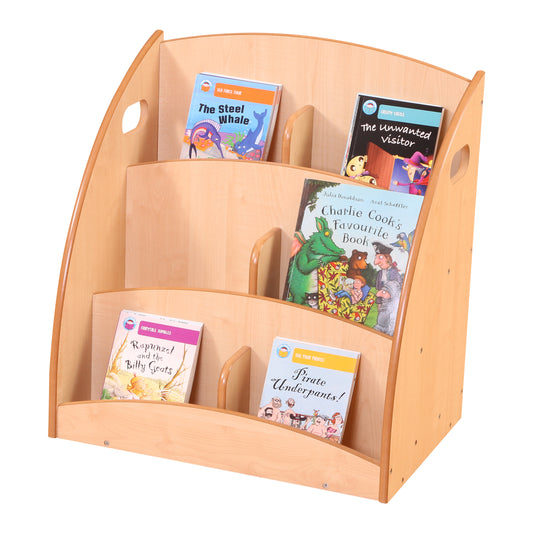 6 Compartment Book Display