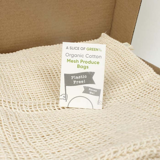 Organic Cotton Mesh Produce Bag