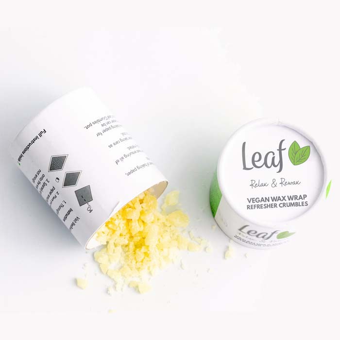 Bee Bee & Leaf Wrap - Relax & Rewax Refresher Crumbles - Plant Based / Vegan
