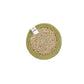 reSpiin Round Seagrass & Jute Coaster - Natural/Green