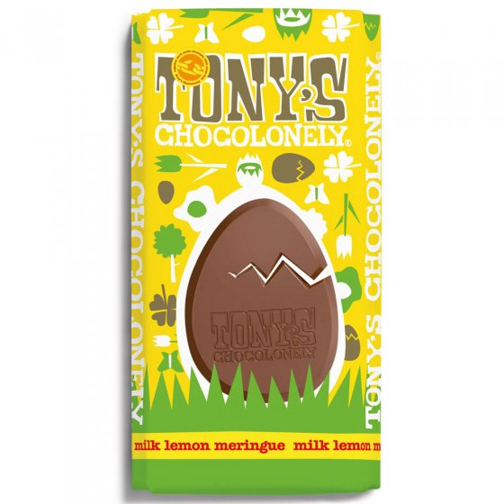 Tony's Chocolonely Milk Lemon Merinue 32% Milk Chocolate Bar