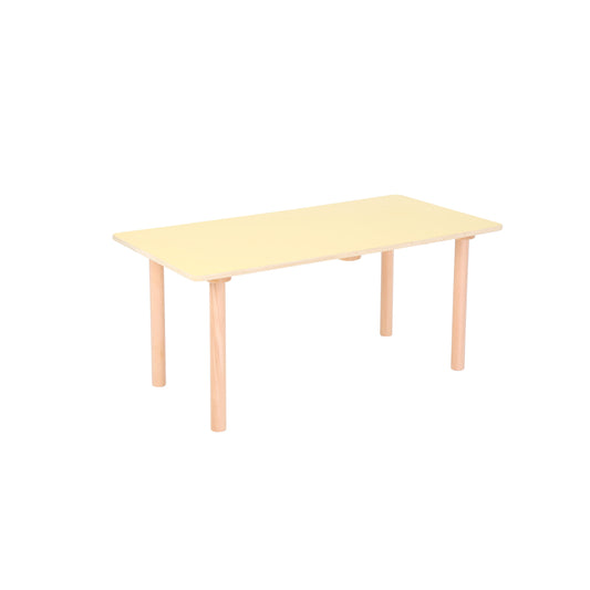 Pastel Yellow Rectangle Table H530