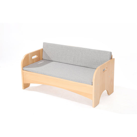 Zona Reading Sofa and Grey Cushion Set